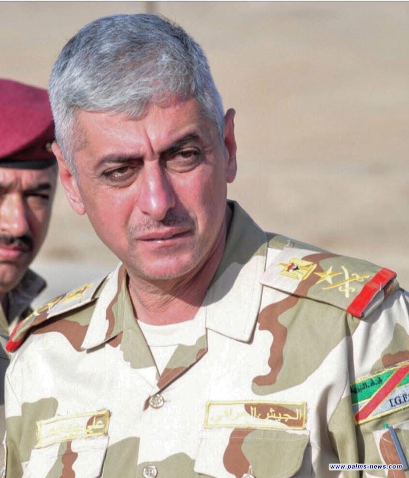 تكليف الفريق الركن علي الفريجي بمهام قائد سلاح مدفعية الجيش العراقي.